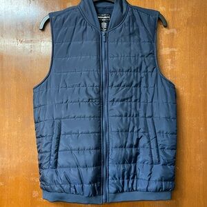 For The Republic Dark Blue Puffer Vest
